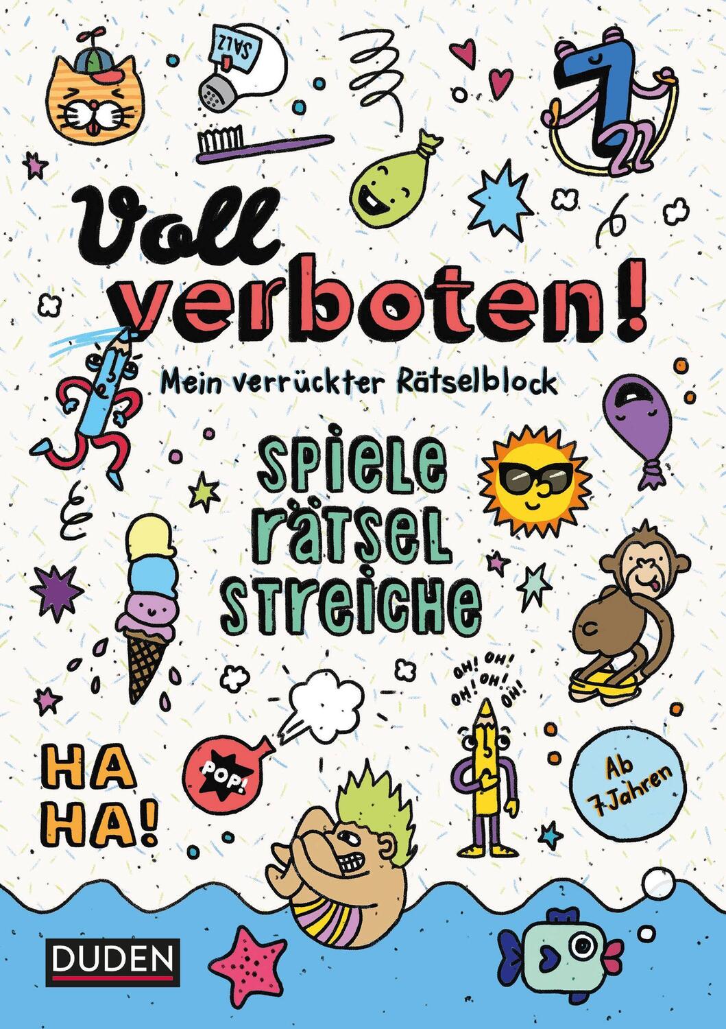 Cover: 9783411762002 | Voll verboten! Mein verrückter Rätselblock - Ab 7 Jahren | Taschenbuch