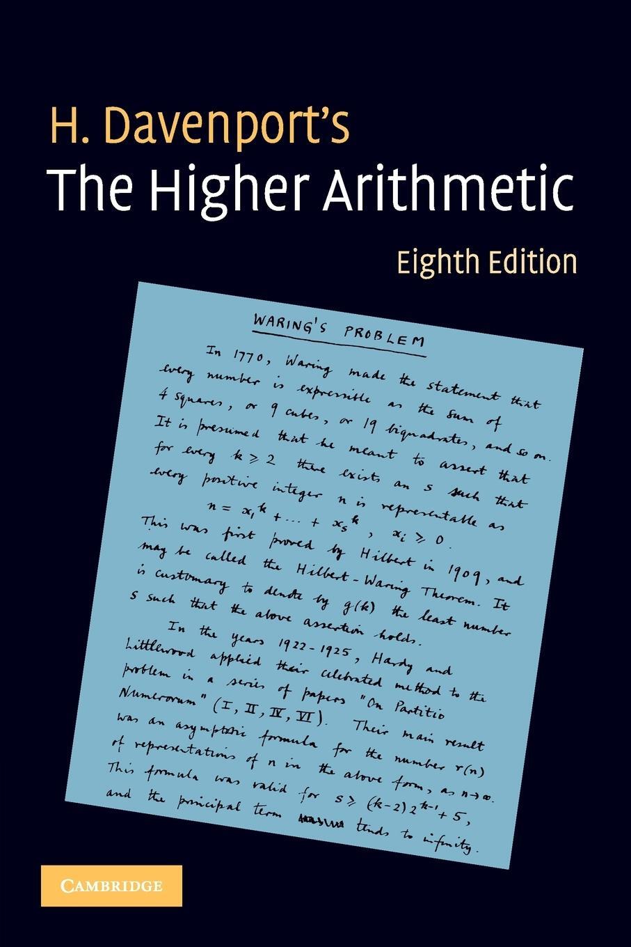 Cover: 9780521722360 | The Higher Arithmetic | H. Davenport | Taschenbuch | Paperback | 2015