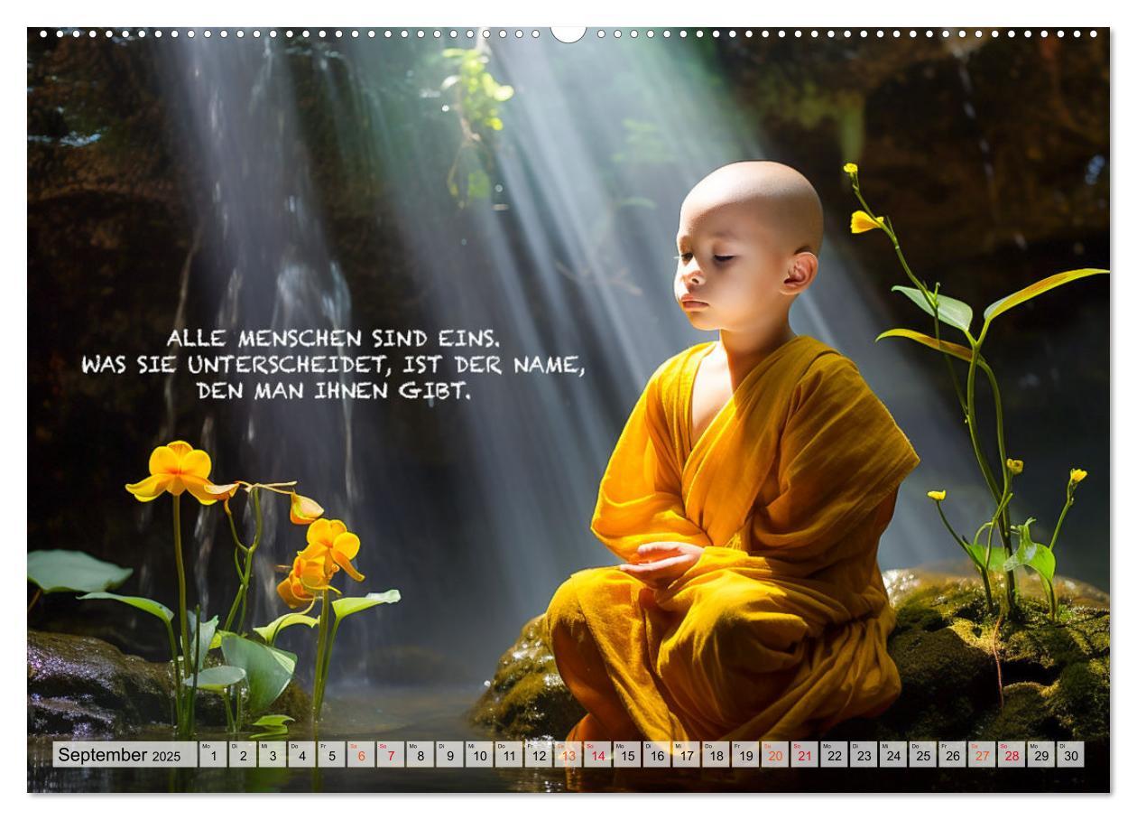 Bild: 9783383775086 | Buddhistische Sprüche (Wandkalender 2025 DIN A2 quer), CALVENDO...