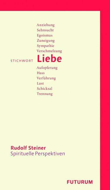 Cover: 9783727449093 | Stichwort Liebe | Spirituelle Perspektiven | Rudolf Steiner | Buch