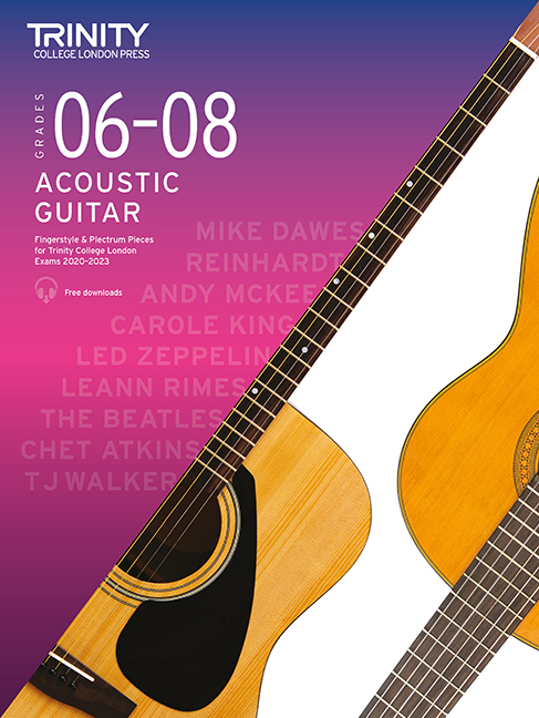 Cover: 9780857368973 | Trinity College London Acoustic Guitar 2020-2023. Initial-Grade 3-5