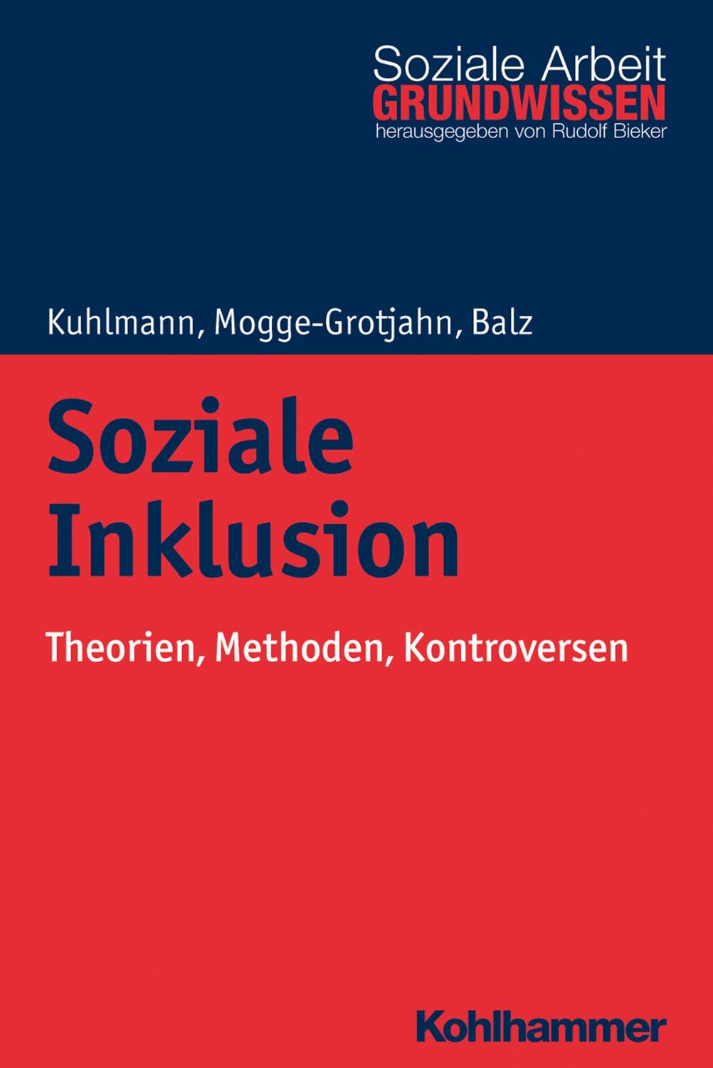 Cover: 9783170308077 | Soziale Inklusion | Theorien, Methoden, Kontroversen | Taschenbuch