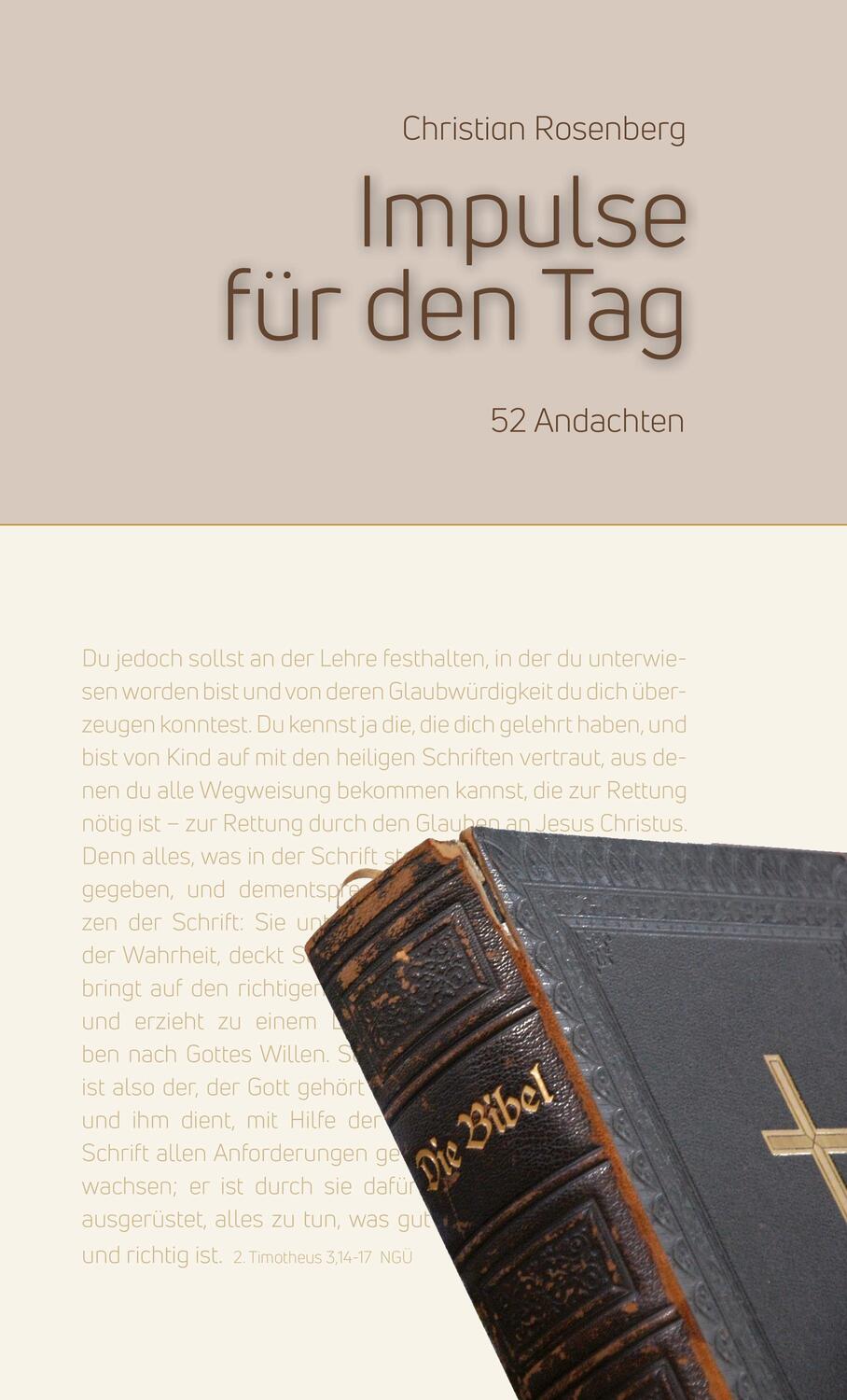 Cover: 9783869545448 | Impulse für jeden Tag | 52 Andachten | Christian Rosenberg | Buch