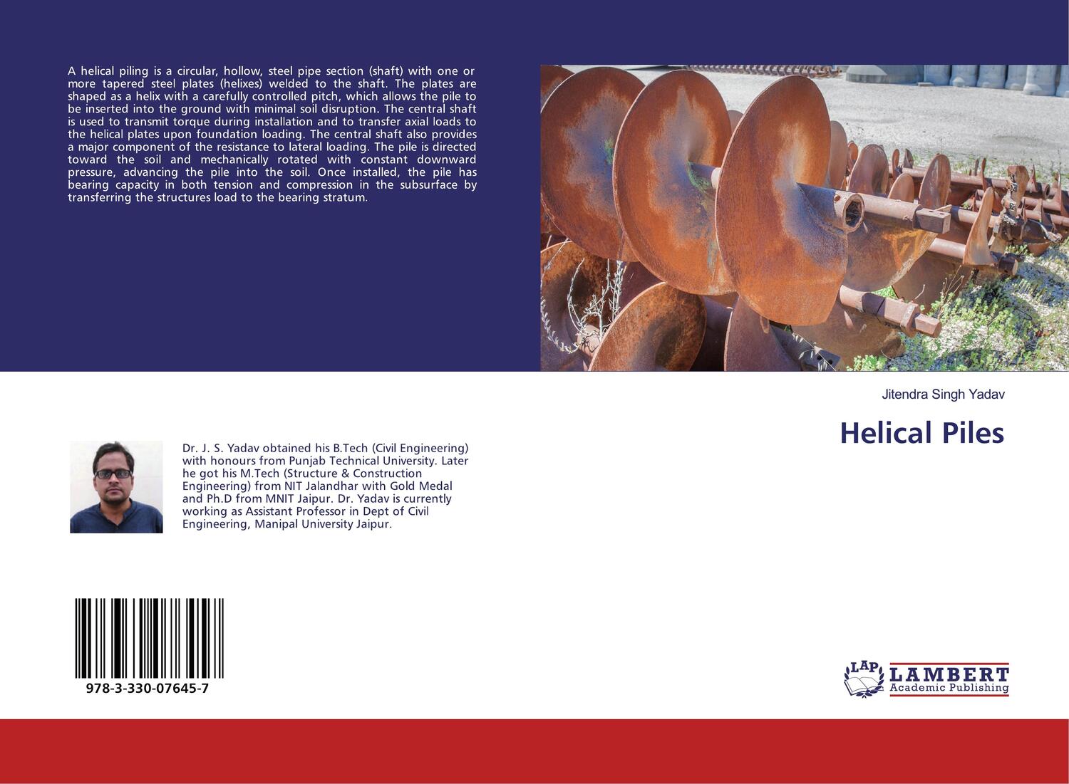 Cover: 9783330076457 | Helical Piles | Jitendra Singh Yadav | Taschenbuch | Paperback | 56 S.