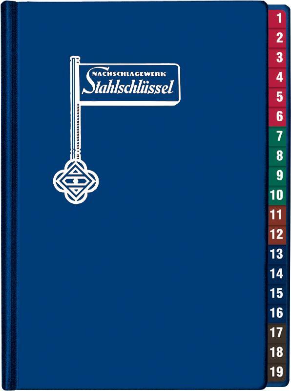Cover: 9783922599357 | Stahlschlüssel - Key to Steel 2019 | Nachschlagewerk Dt./Engl./Franz.