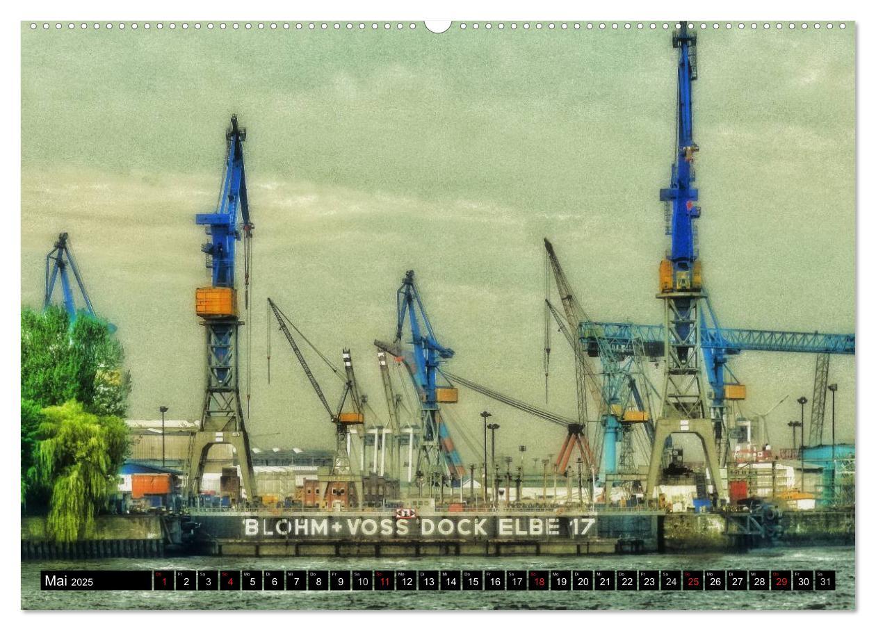 Bild: 9783435689538 | Faszination Hafen - Hamburg (Wandkalender 2025 DIN A2 quer),...