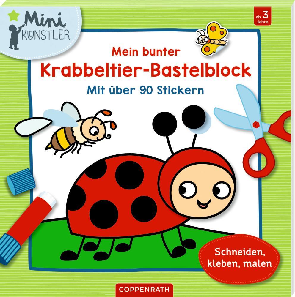 Cover: 9783649642077 | Mein bunter Krabbeltier-Bastelblock | Taschenbuch | Mini-Künstler