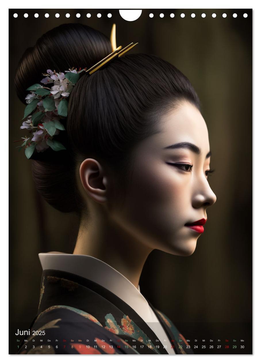 Bild: 9783435881864 | Wunderschöne Portraits Japanischer Geishas (Wandkalender 2025 DIN...