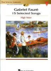 Cover: 884088185077 | Gabriel Faure: 15 Selected Songs | The Vocal Library - High Voice