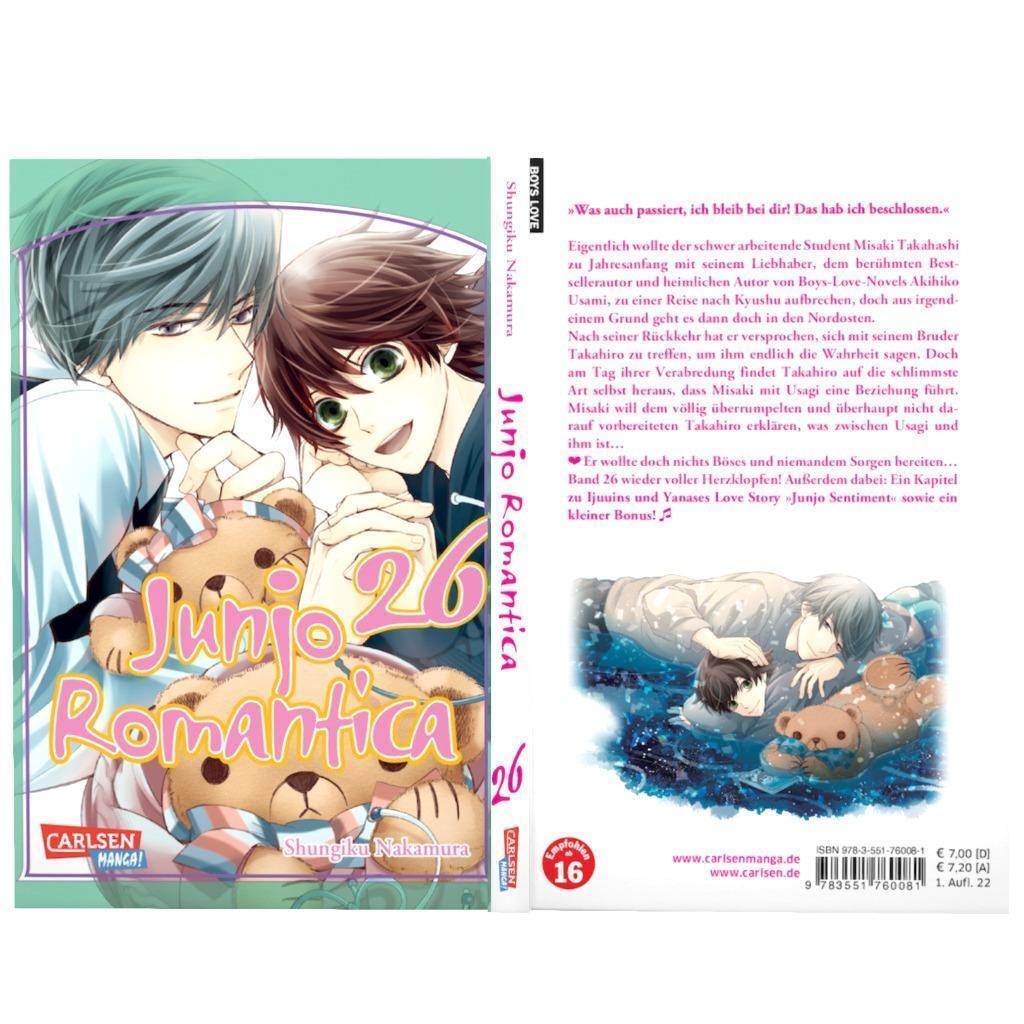 Bild: 9783551760081 | Junjo Romantica 26 | Die beliebte Boys-Love-Soap-Opera | Nakamura