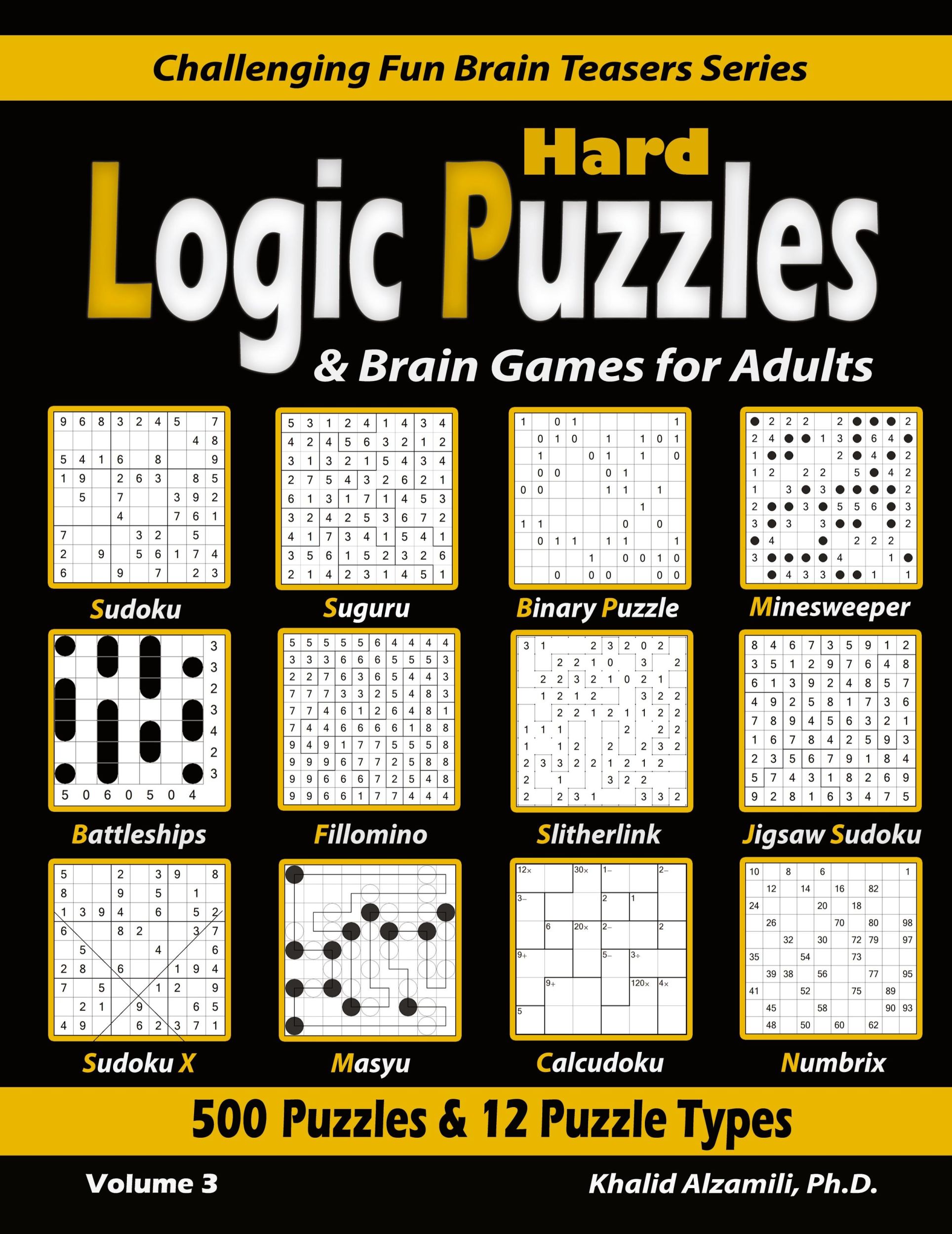 Cover: 9789922636092 | Hard Logic Puzzles &amp; Brain Games for Adults | Khalid Alzamili | Buch