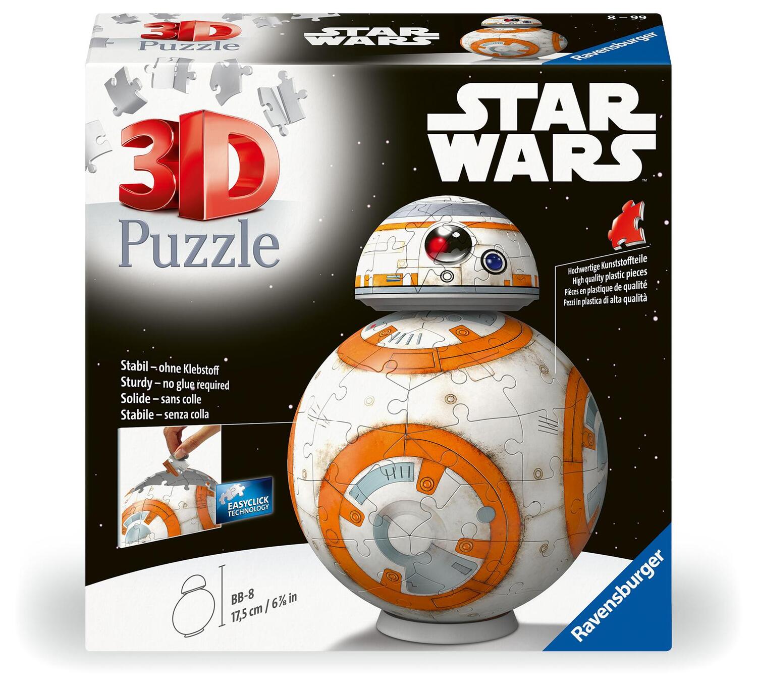 Cover: 4005556115785 | Ravensburger 3D Puzzle 11578 - Star Wars BB8 - Astromech-Druide aus...