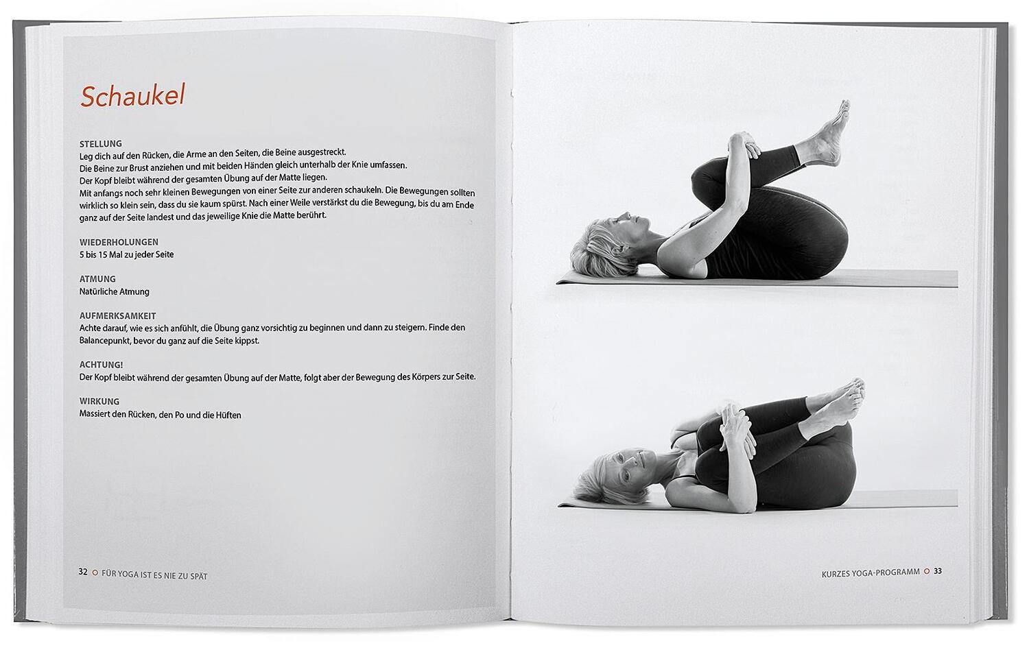 Bild: 9783426292891 | Für Yoga ist es nie zu spät | 50 einfache Übungen | Bente Helene Schei