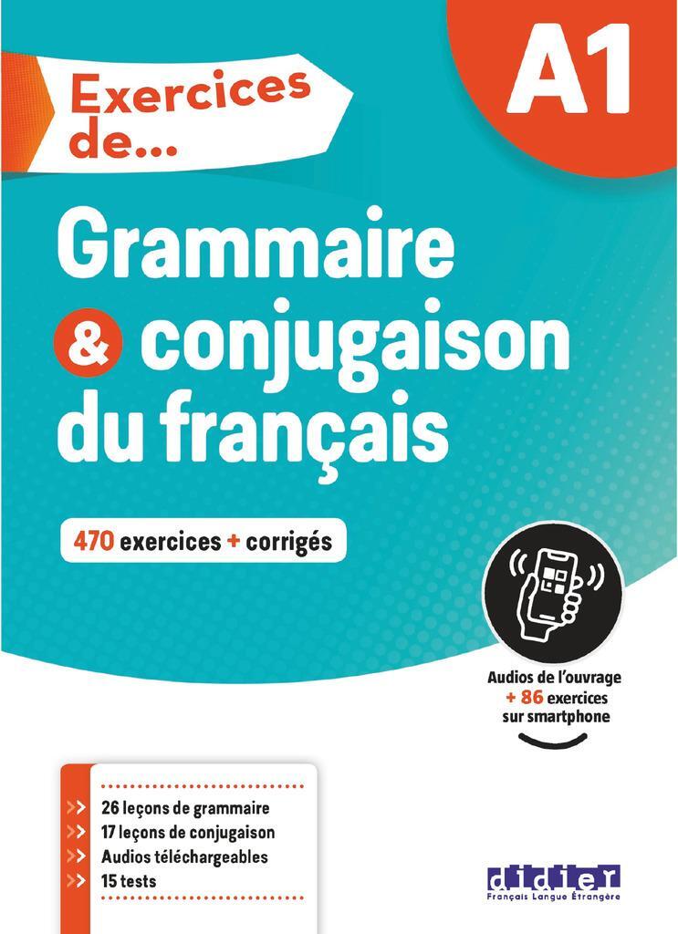 Cover: 9782278095544 | Exercices de... A1: Grammaire & conjugaison du français - 470...