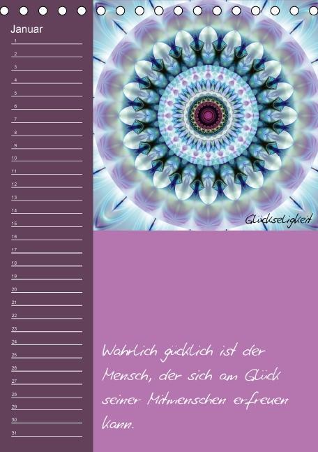 Bild: 9783660485066 | Mandala - Spiegel der Seele / immerwährender Geburtstagskalender...