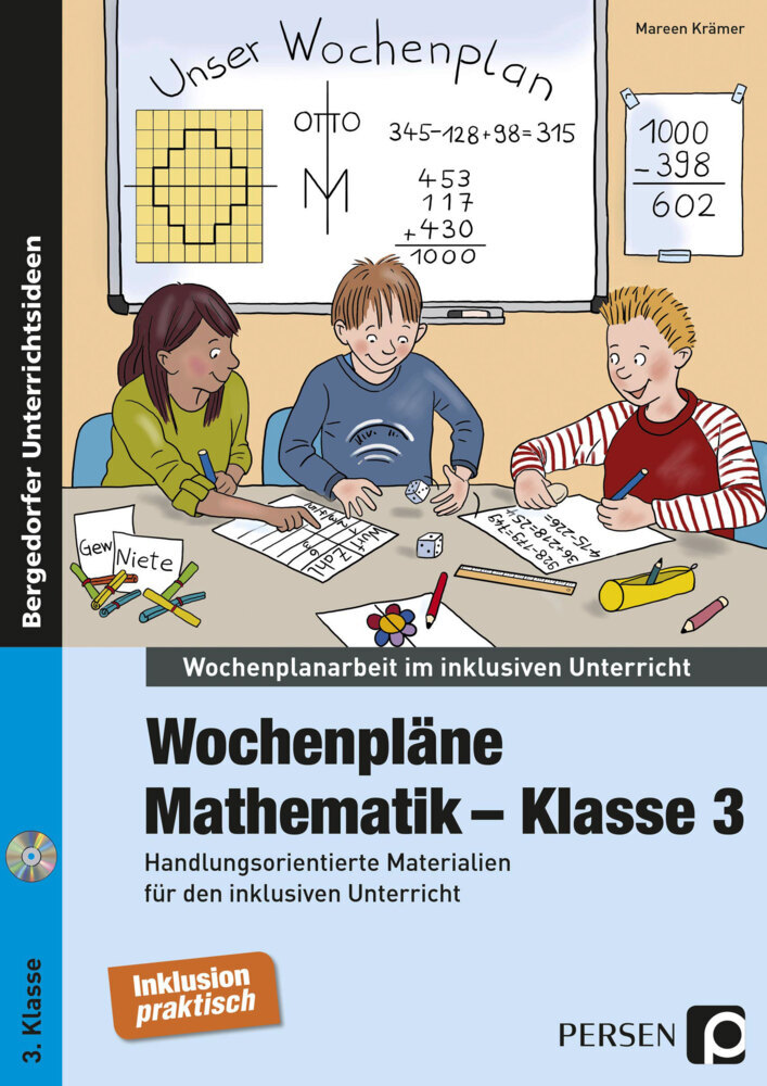 Cover: 9783403234975 | Wochenpläne Mathematik - Klasse 3, m. 1 CD-ROM | Mareen Krämer | Buch