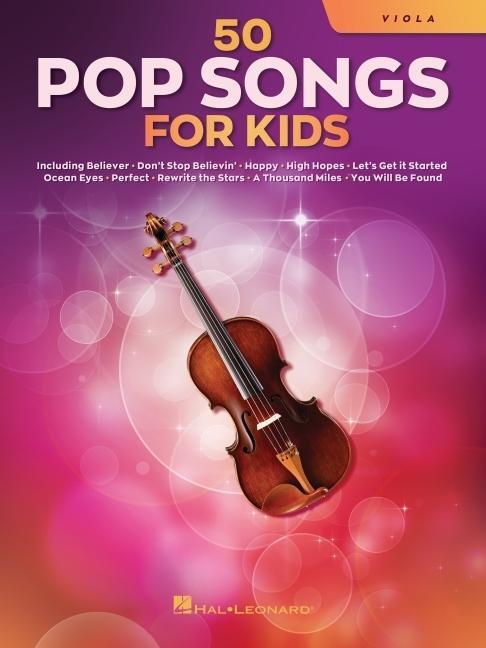 Cover: 9781705107423 | 50 Pop Songs for Kids for Viola | Hal Leonard Corp | Taschenbuch