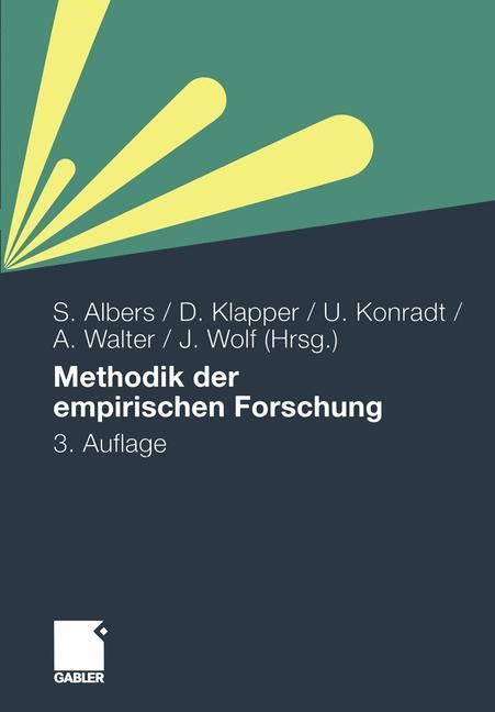 Cover: 9783834917034 | Methodik der empirischen Forschung | Sönke Albers (u. a.) | Buch