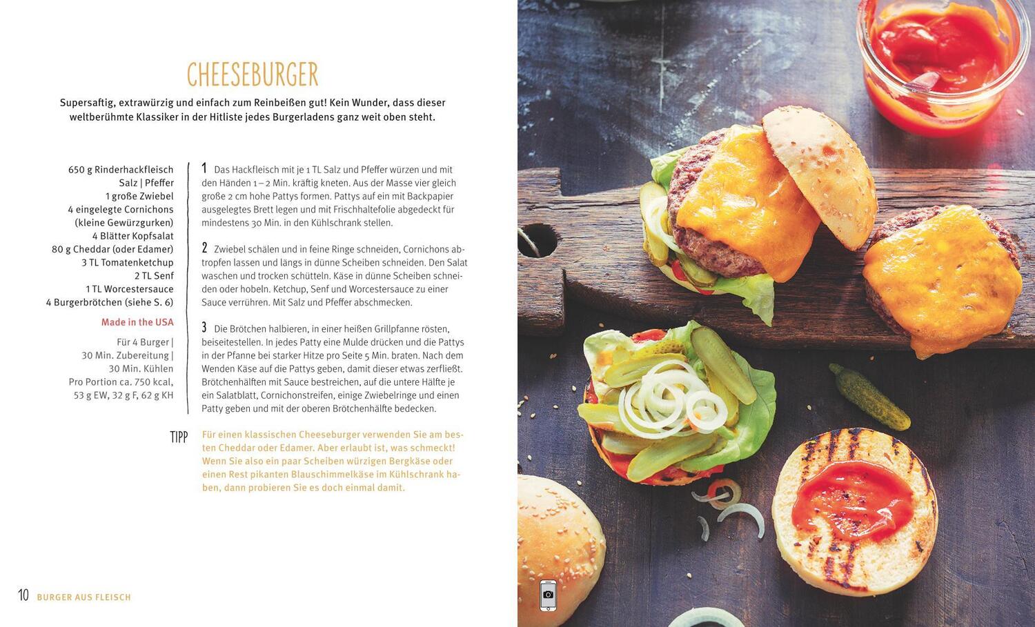 Bild: 9783833839627 | Burger | Lieblings-Fastfood selbst gemacht | Sarah Schocke | Buch