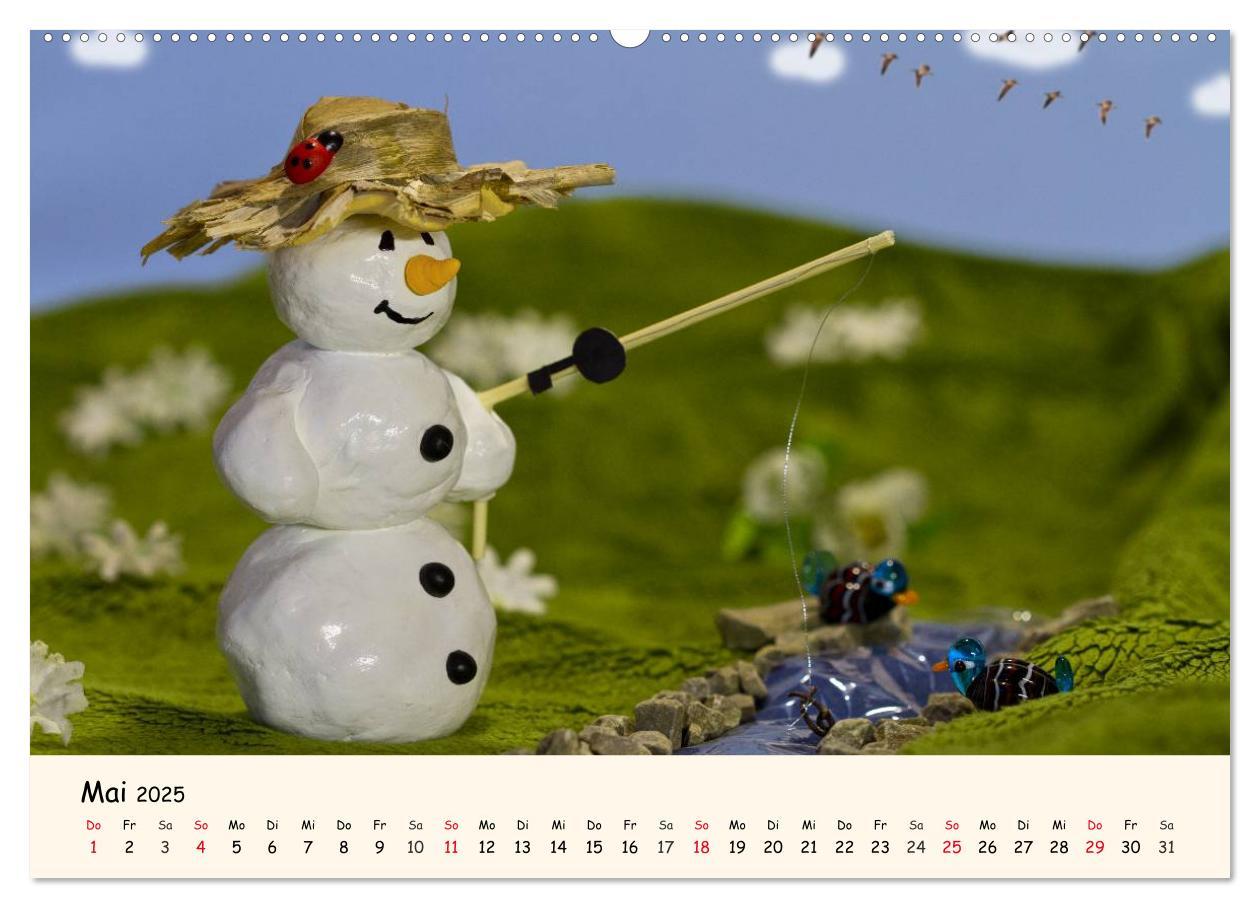 Bild: 9783435804016 | Schneemann des Monats 2025 (Wandkalender 2025 DIN A2 quer),...