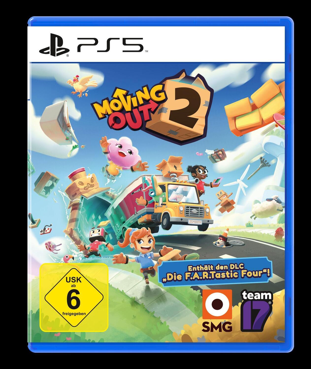 Cover: 5056208819734 | Moving Out 2 (PlayStation PS5) | Blu-ray Disc | Deutsch | 2023