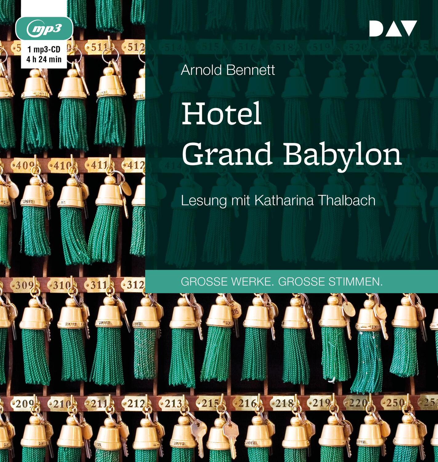Cover: 9783742411082 | Hotel Grand Babylon | Lesung mit Katharina Thalbach (1 mp3-CD) | MP3