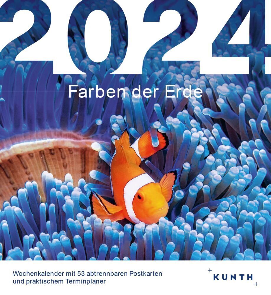 Cover: 9783965913004 | Farben der Erde - KUNTH Postkartenkalender 2024 | Kalender | 53 S.