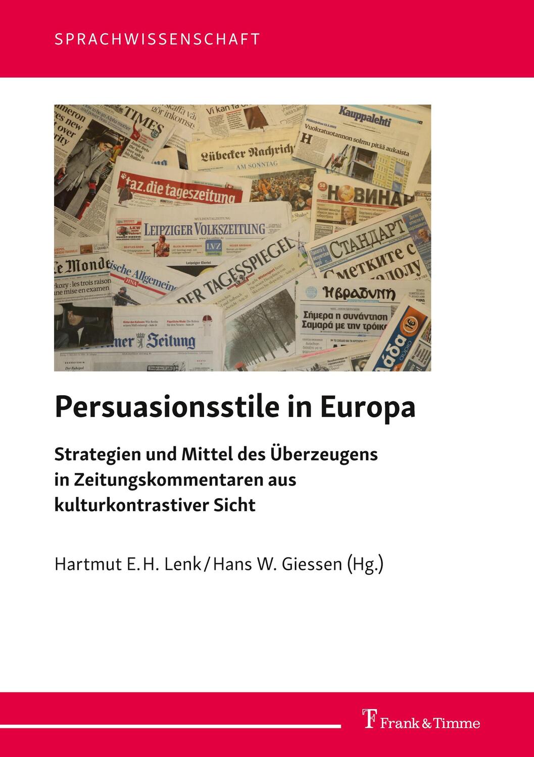 Cover: 9783732905171 | Persuasionsstile in Europa | Sprachwissenschaft | Frank & Timme
