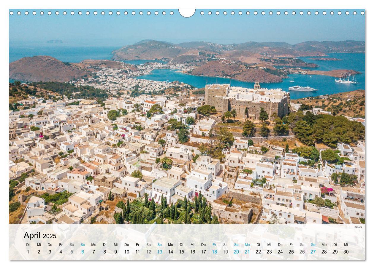 Bild: 9783383996924 | Patmos - Die heilige Insel (Wandkalender 2025 DIN A3 quer),...