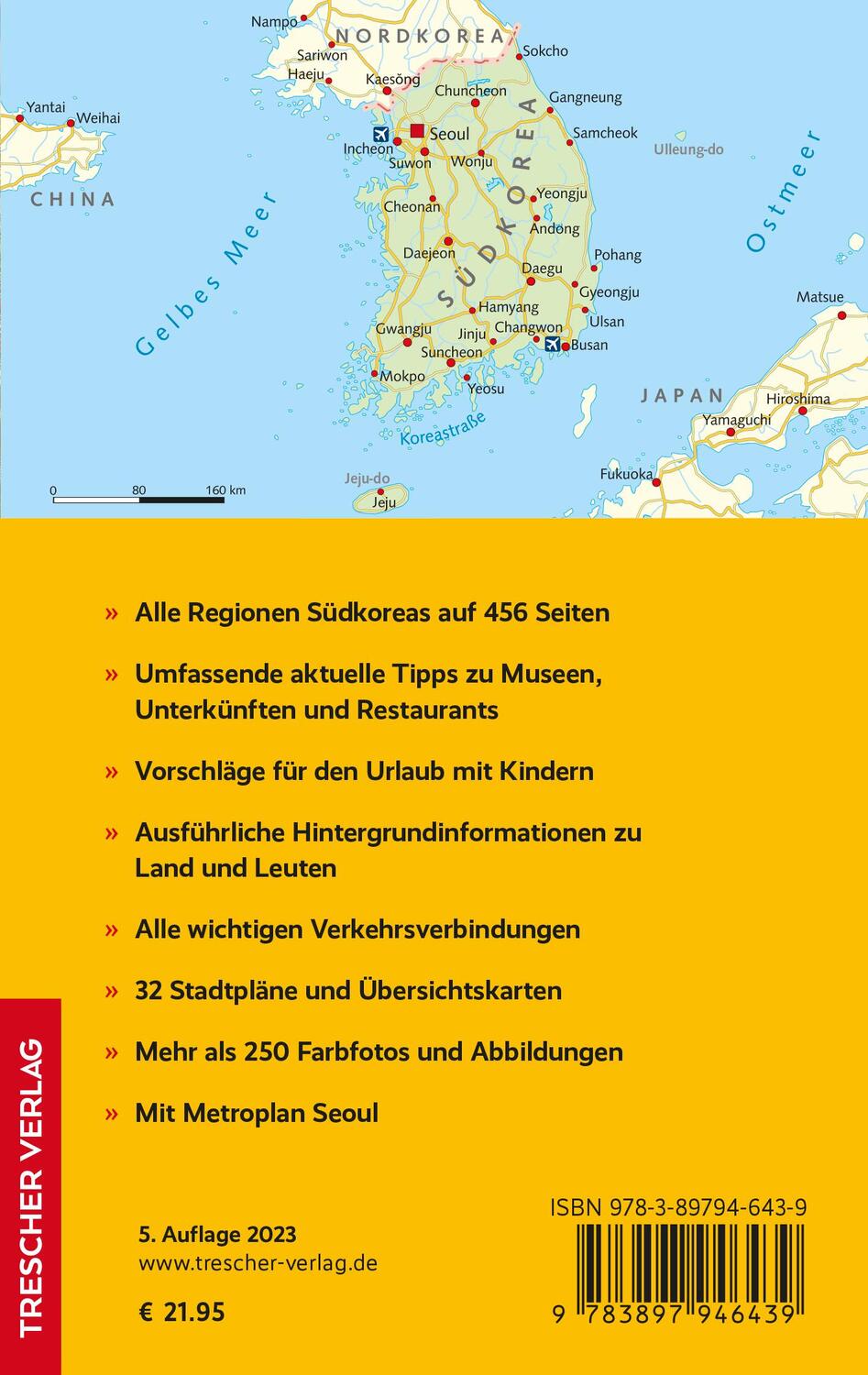 Rückseite: 9783897946439 | TRESCHER Reiseführer Südkorea | Klaus Dietsch | Taschenbuch | 456 S.