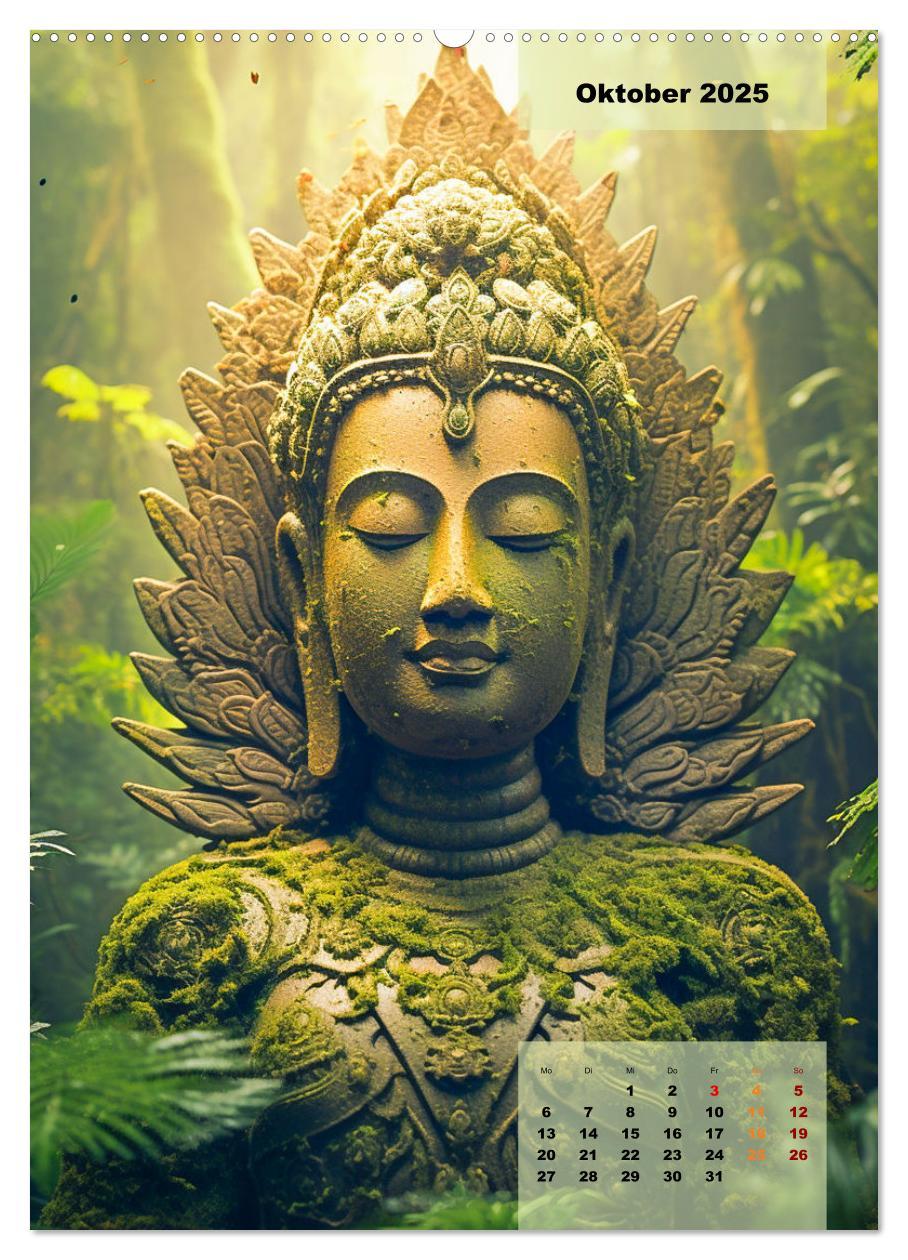 Bild: 9783435857616 | Jade Buddha - Finde die innere Mitte (Wandkalender 2025 DIN A2...