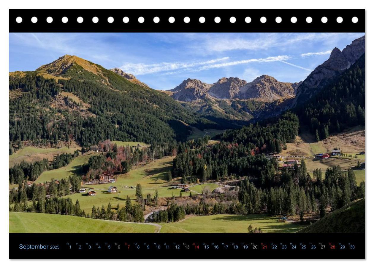 Bild: 9783435605651 | Region Oberstdorf - Kleinwalsertal und Nebelhorn (Tischkalender...