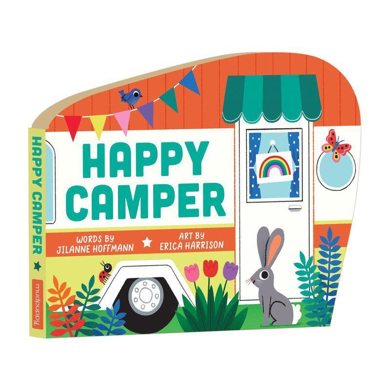 Cover: 9780735377509 | Happy Camper Shaped Board Book | Mudpuppy (u. a.) | Papp-Bilderbuch