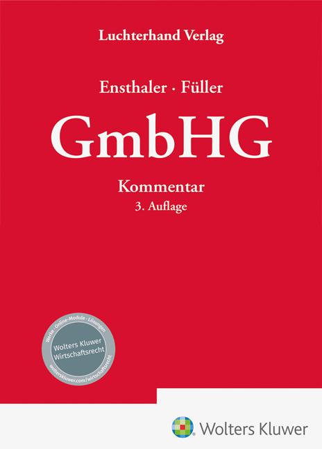 Cover: 9783472089933 | GmbHG - Kommentar | Jürgen Ensthaler (u. a.) | Buch | 1040 S. | 2023