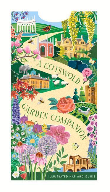 Cover: 9781916297210 | A Cotswold Garden Companion | An Illustrated Map and Guide | Buch