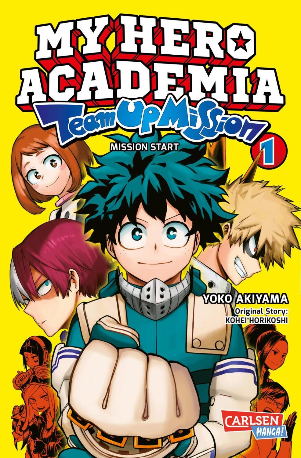 Cover: 9783551795915 | My Hero Academia - Team Up Mission 1 | Kohei Horikoshi (u. a.) | Buch