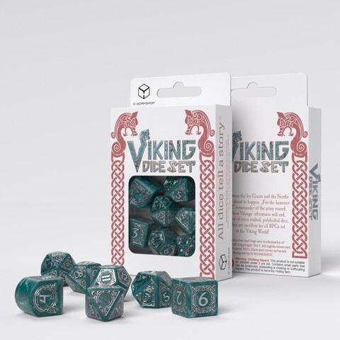 Cover: 5907699496501 | Viking Modern Dice Set: Mjolnir | Q-workshop | EAN 5907699496501