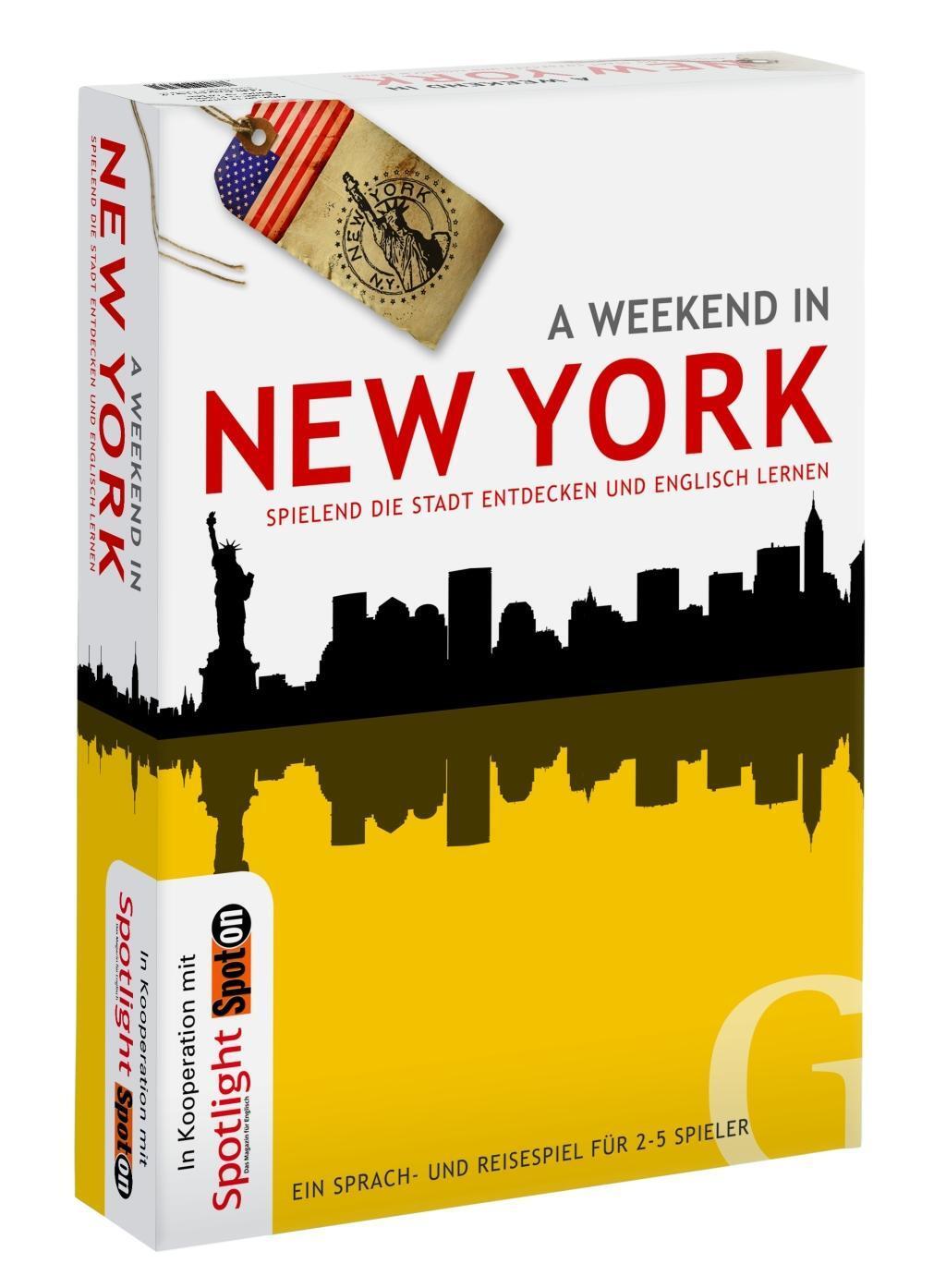 Cover: 4280000193230 | A Weekend in New York (Spiel) | Sprach- und Reisespiele | Grubbe Media