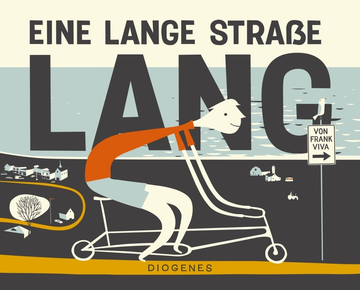 Cover: 9783257011760 | Eine lange Straße lang | Mit sechs Meter langem Wandplakat | Viva