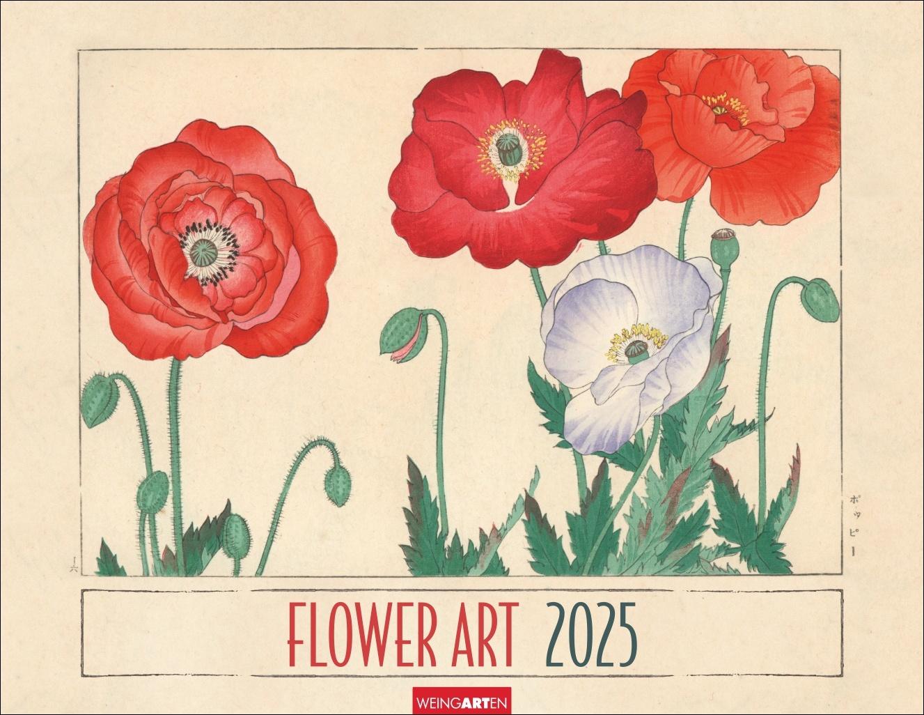 Cover: 9783839901298 | Flower Art Kalender 2025 | Tanigami Konan | Kalender | Spiralbindung