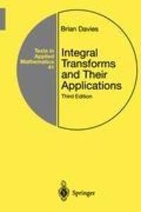 Cover: 9780387953144 | Integral Transforms and Their Applications | Brian Davies | Buch