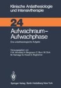 Cover: 9783540111122 | Aufwachraum ¿ Aufwachphase | Eine anästhesiologische Aufgabe | Buch