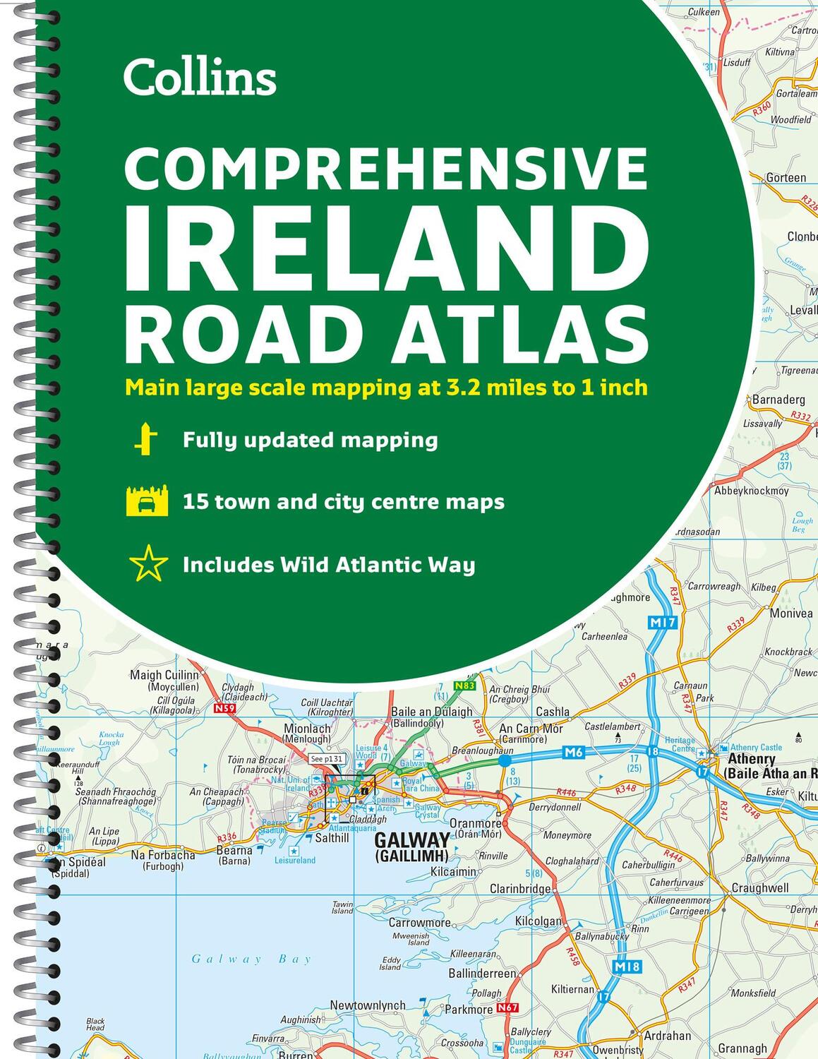 Cover: 9780008412814 | Comprehensive Road Atlas Ireland | Collins Maps | Taschenbuch | 2023