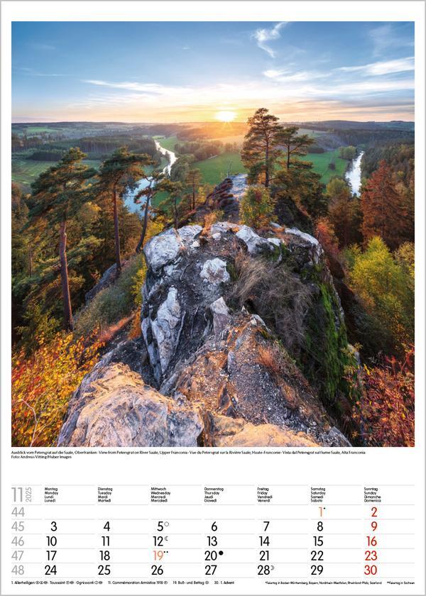 Bild: 9783731876083 | Bayern 2025 | Wandkalender mit Fotos von Bayern. Format 30 x 42 cm.