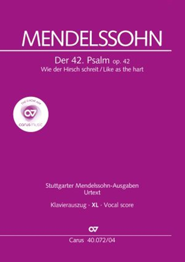 Cover: 9790007170516 | Wie der Hirsch schreit (Klavierauszug XL) | Bartholdy | Buch | 36 S.