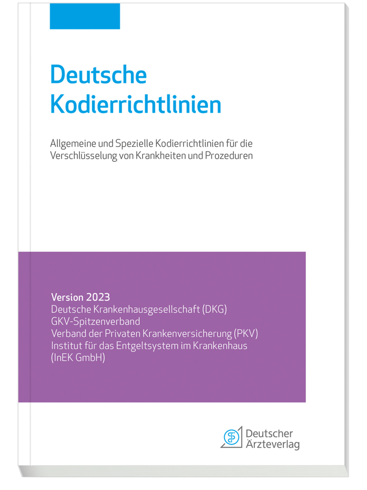 Cover: 9783769137934 | Deutsche Kodierrichtlinien 2023 | Taschenbuch | Deutsch | 2023