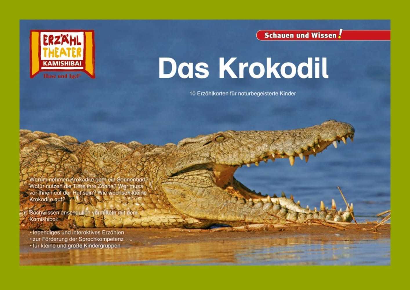 Cover: 4260505831295 | Das Krokodil / Kamishibai | 10 Fotobildkarten für das Erzähltheater