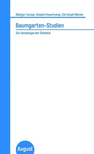 Cover: 9783941360389 | Baumgarten-Studien | Zur Genealogie der Ästhetik, Großes Format | Buch