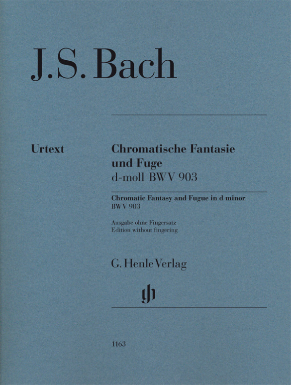 Cover: 9790201811635 | Chromatische Fantasie und Fuge d-moll BWV 903/903a | G. Henle Verlag