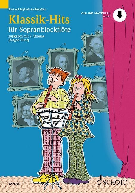 Cover: 9783795721749 | Klassik-Hits | 1-2 Sopran-Blockflöten. Ausgabe mit Online-Audiodatei.